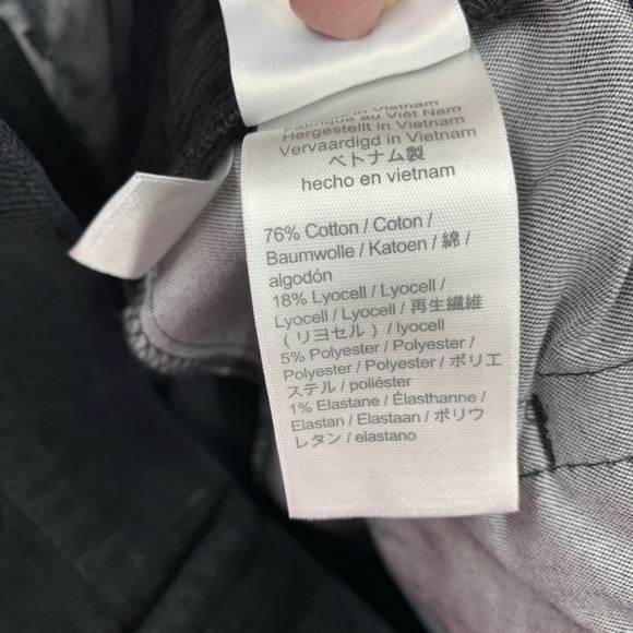 J. Crew High-Rise '90s Classic Straight Corduroy Pants in Black Sz 26 - Picture 9 of 13